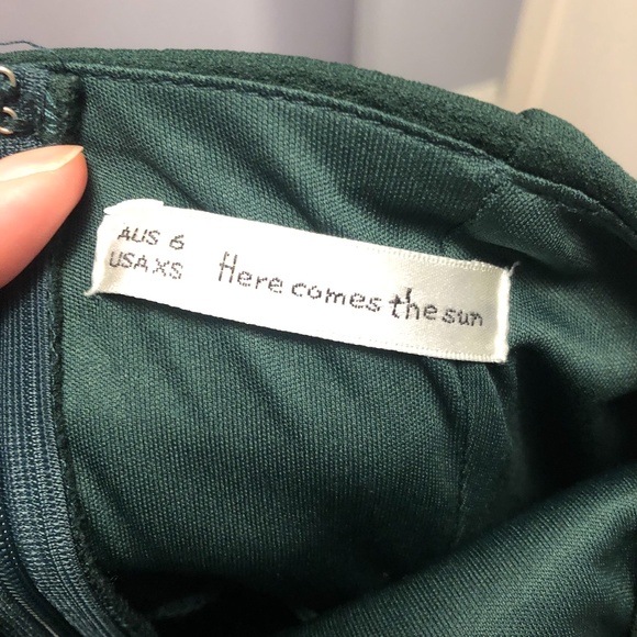 Forest Green BodyCon Dress - Picture 3 of 3